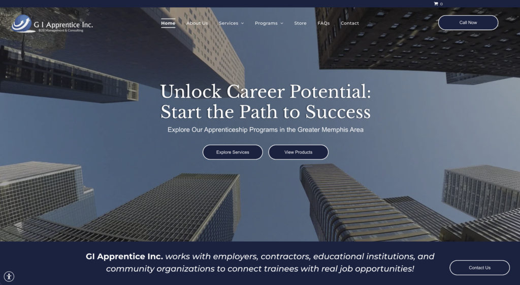 GI Apprentice website image